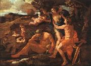 Nicolas Poussin Apollo and Daphne Sweden oil painting reproduction